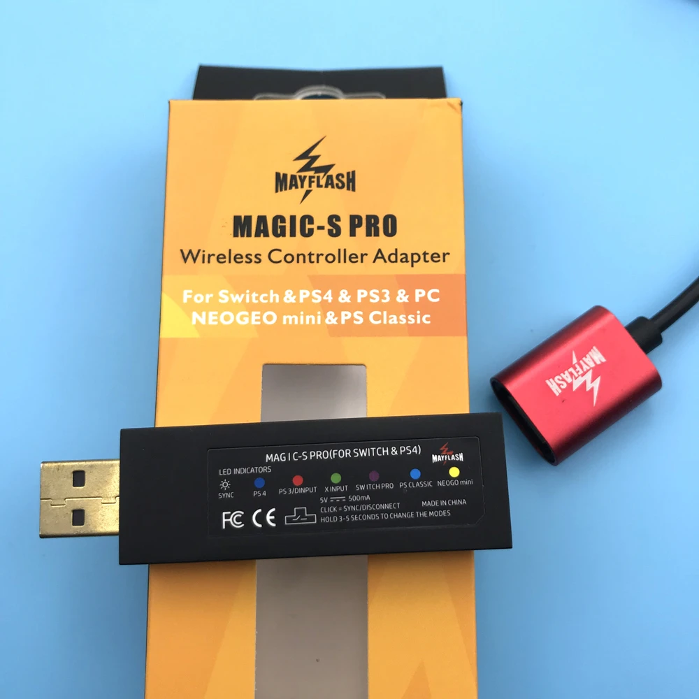 Mayflash Magic S Usb Wireless Controller Joy Con For Xbox 360 One S For Ns Pro Fight Stick Gamepad Adapter For Ps4 For Ps3 Pc Replacement Parts Accessories Aliexpress