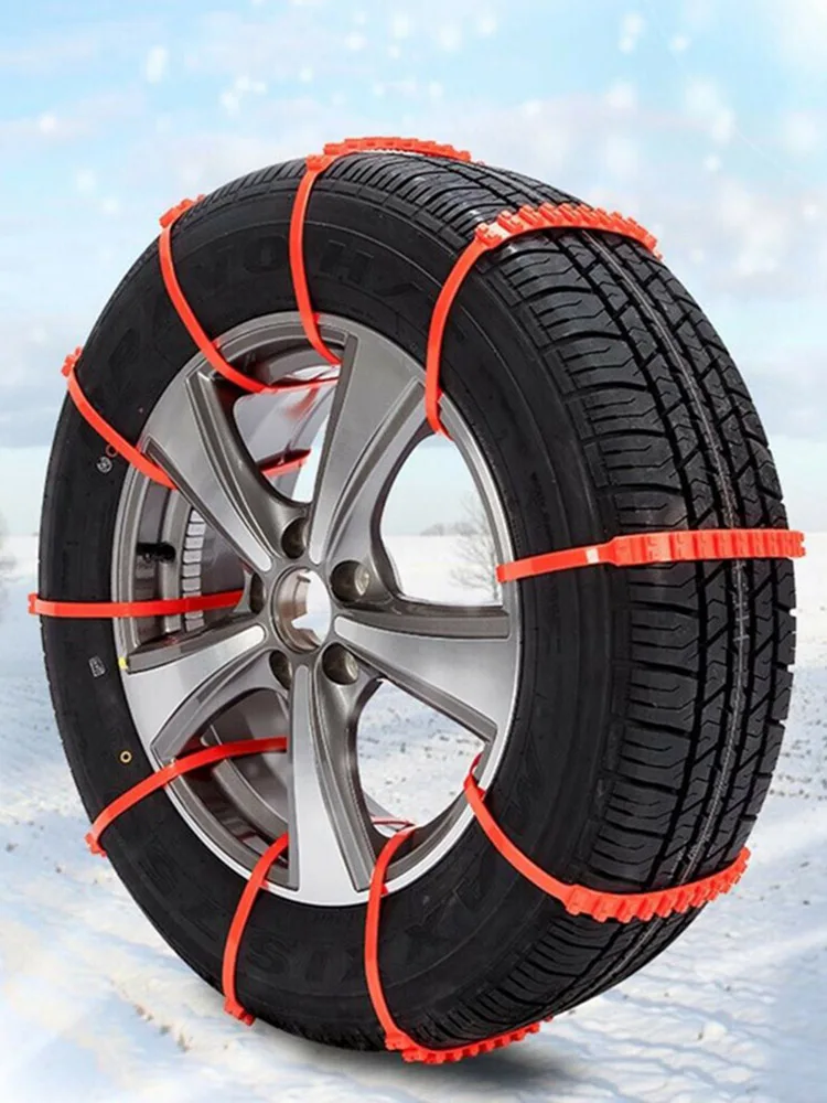 

10PCS/SET Universal Anti-Slip Design Car SUV Plastic Winter Tyres Wheels Snow Chains Durable Car-Styling Snow Chains