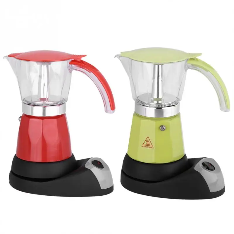 Coffee Maker 300ml/6 Cups 480W Electric Pot Detachable Kitchen Stovetop Coffee Maker