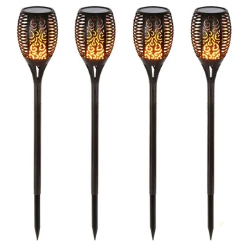 

LED Solar Flame Lights Outdoor Led Solar Garden Light Flickering Flame Torches Lamp For Courtyard Garden Balcony Waterproof Lamp