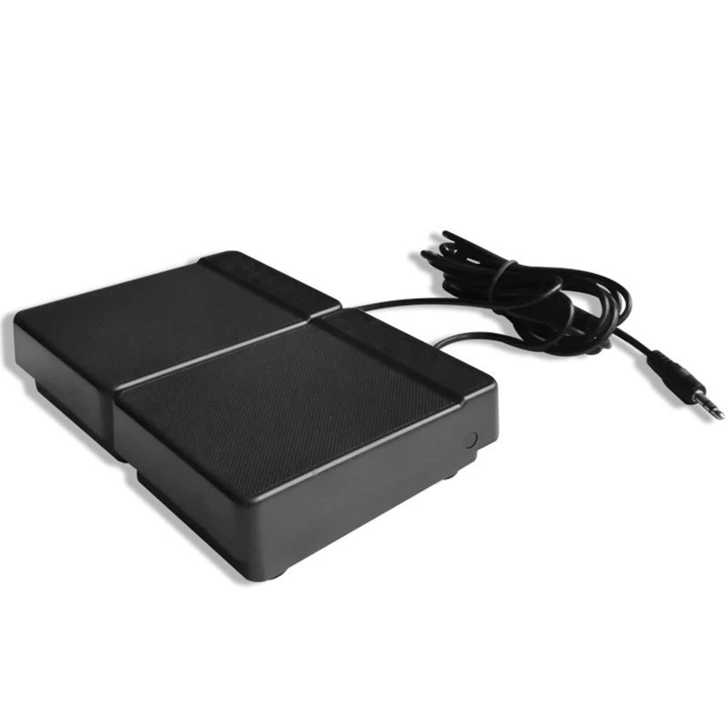 

6.35mm Jack Sustain Pedal Low Noise Non-Slip Base for 61 Key 88 Key Electronic Piano Keyboards Musical Accessory