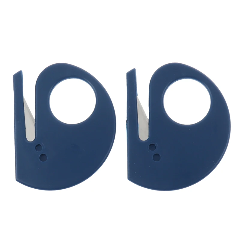 Mini Letter Opener Sharp Plastic Mail Envelope Opener Safety Papers Cutter 2pcs for mail opener