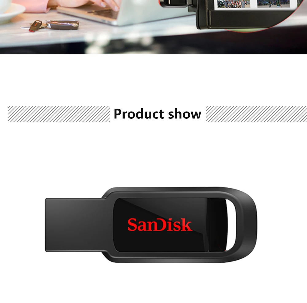 SanDisk CZ61 USB флеш-накопитель 128 ГБ флеш-накопитель 16 ГБ 32 ГБ 64 ГБ флеш-накопитель для ноутбука ПК смартфона