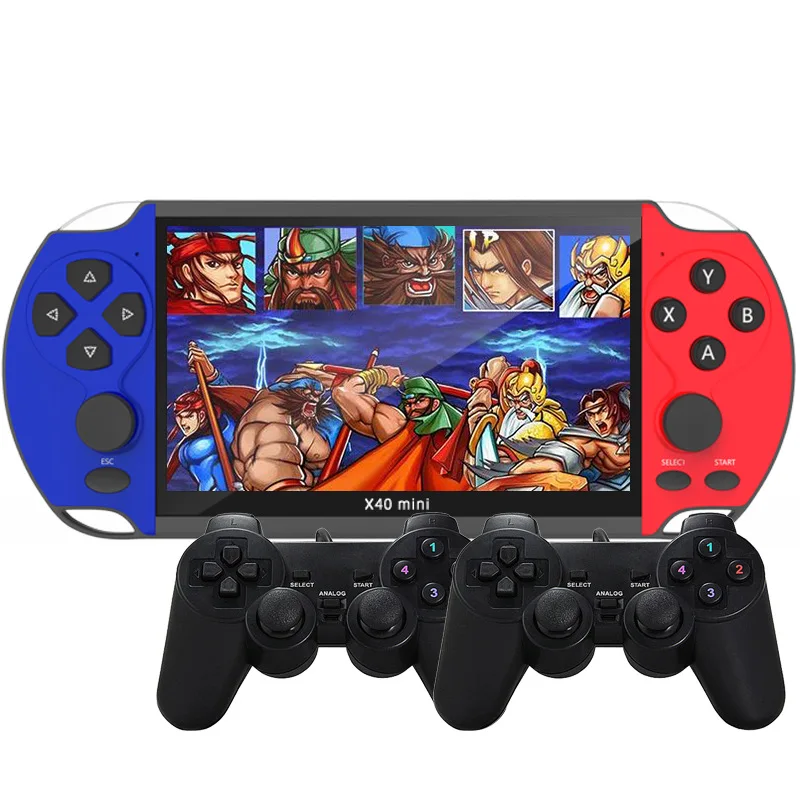 x40 mini video game  6.5inch 128 bits retro portable mini retro classic video game console handheld game player for Christmas gi 