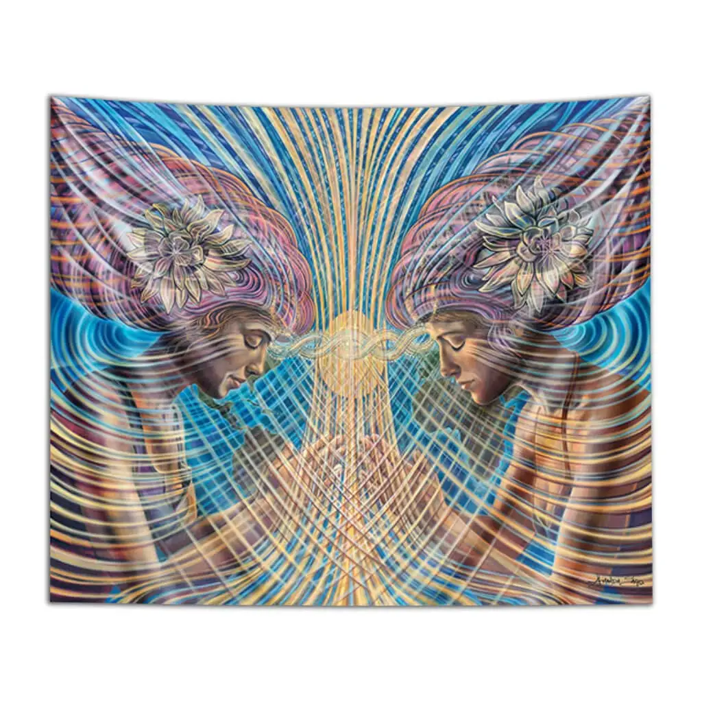 

Limbic Resonance Wall Tapestry by Amanda Sage Psychedelic Art