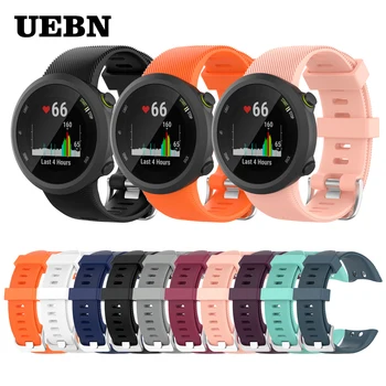 

UEBN Silicone strap for Garmin forerunner 45 Smart watch Bracelet for Garmin forerunner 45 S Watchbands