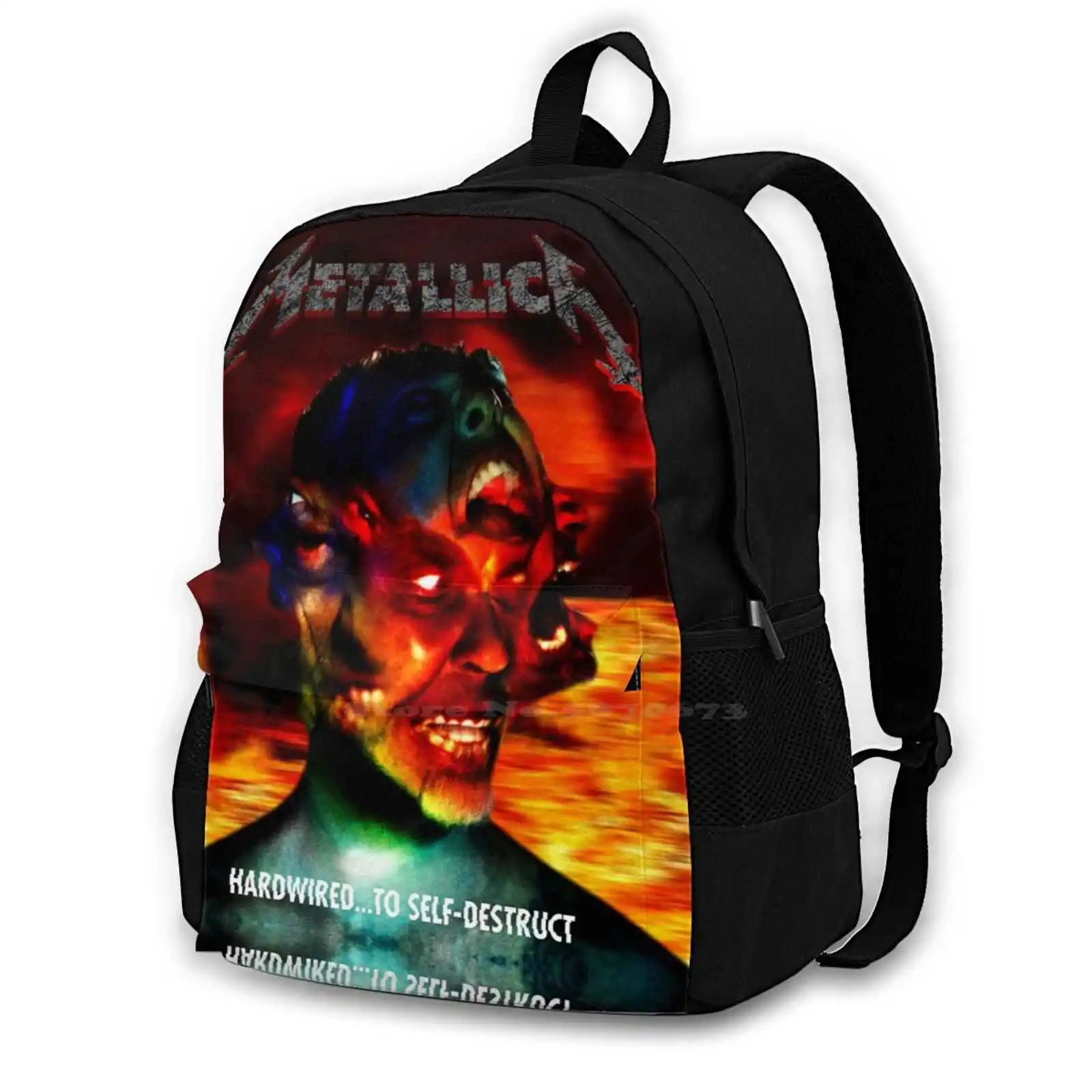 

To Self Destruct Tour 2020 Metal Dedekista Backpack For Student School Laptop Travel Bag To Self