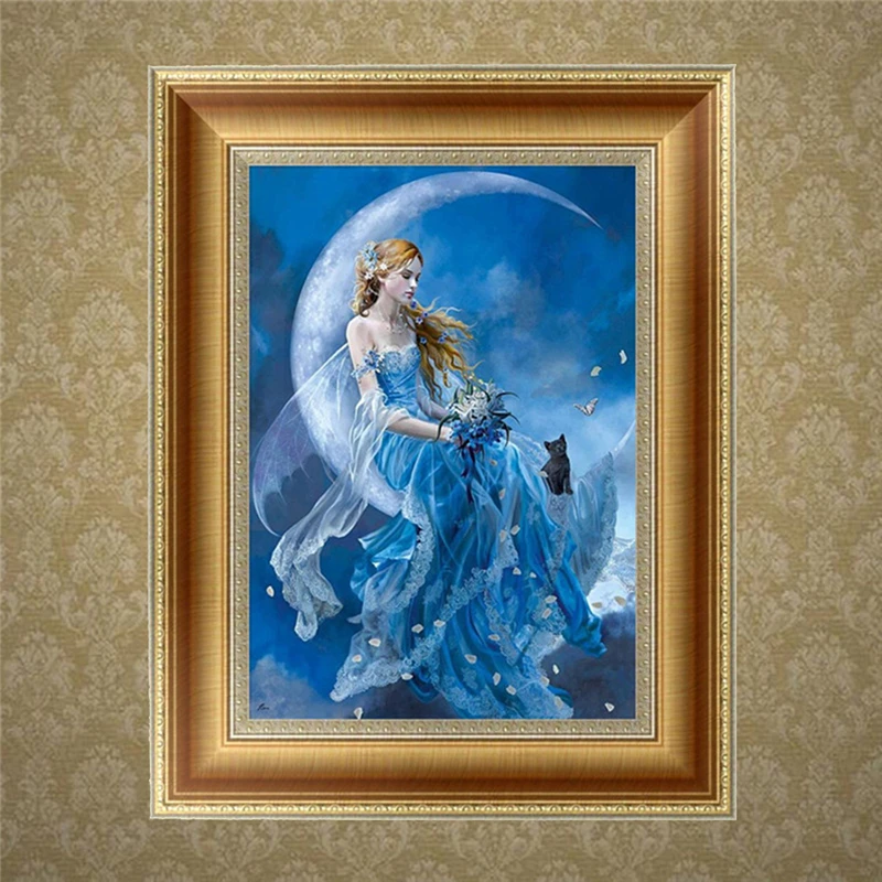 5D Diamond Embroidery Girl Painting Cross Stitch DIY Art Craft Home Decoration