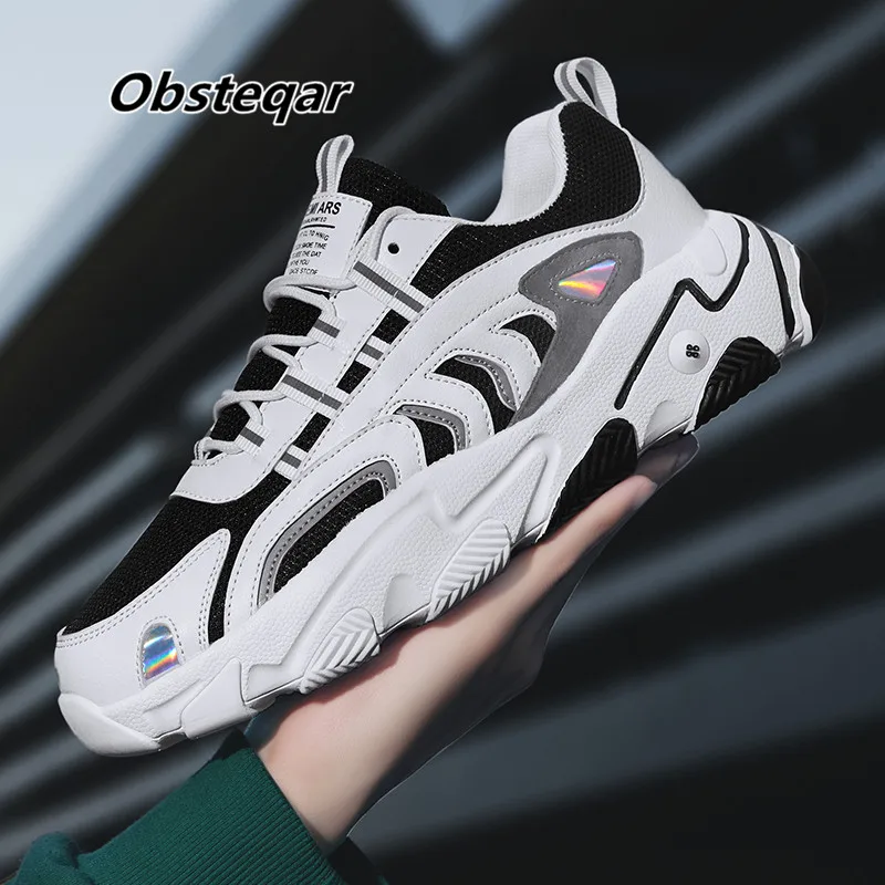 

2020 spring and autumn trend men's shoes low-top mesh men's casual shoes comfortable and breathable lightweight men's shoes