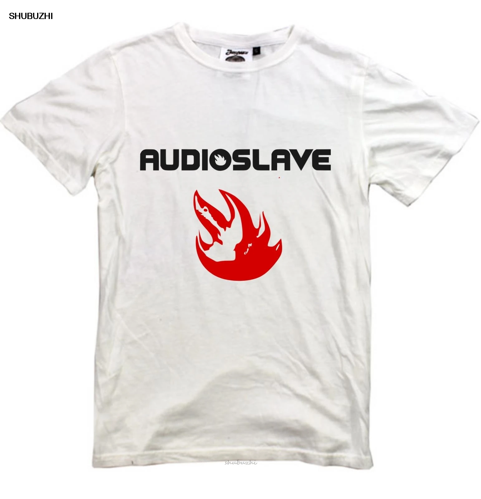 klarhed stål Mordrin AUDIOSLAVE T-shirt New White T Shirt Logo S-XXL Alternative Rock Metal Band  Korn Mens T-Shirt Summer O Neck Cotton _ - AliExpress Mobile