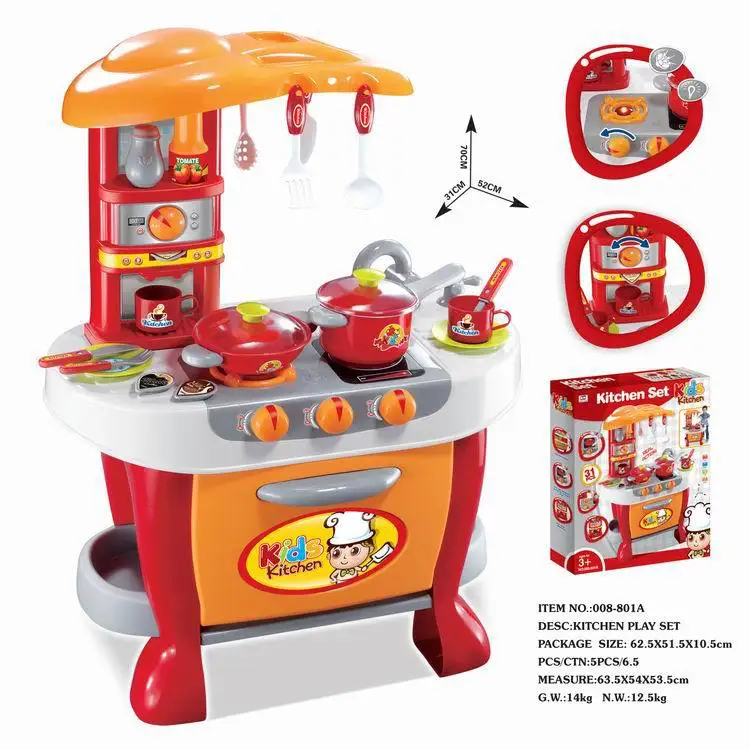 

Children Play House Tableware Toys Touch Sensitive Kitchenware Taiwan Educational Kitchenware Toy Sets