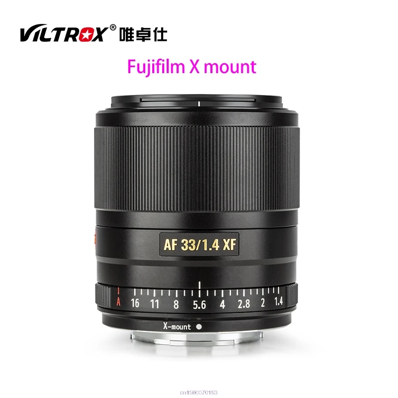 Viltrox 33 мм F1.4 камера Lente AF Автофокус STM XF фиксированный объектив для объектива Fujifilm