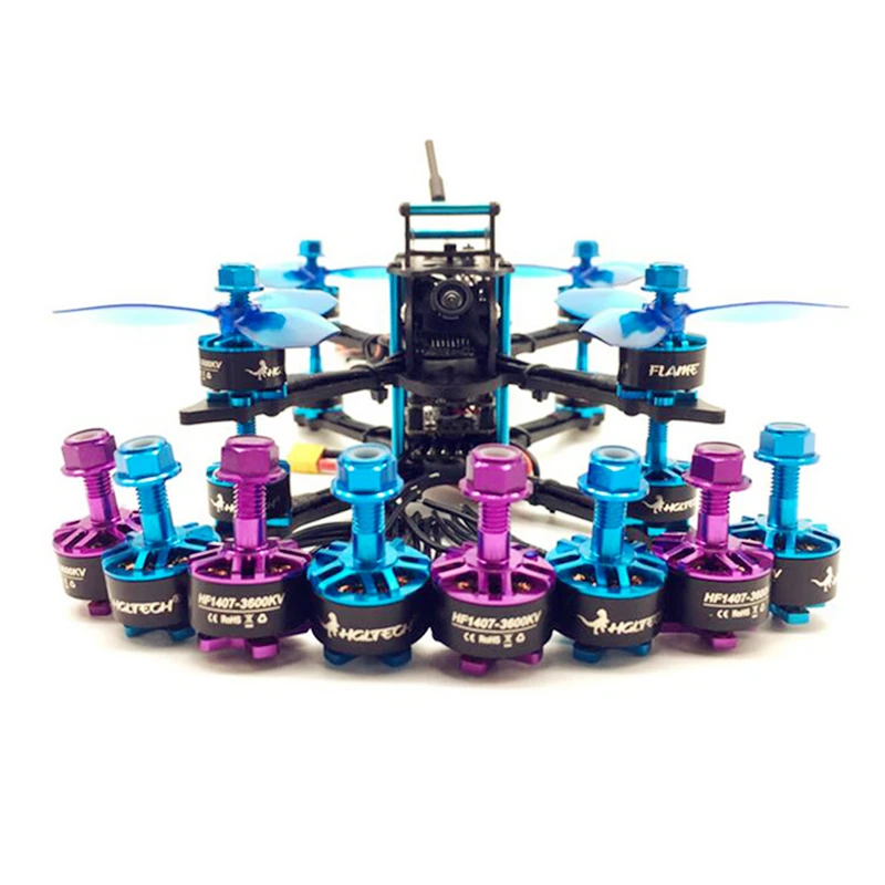 HGLRC Flame 1407 3600KV 3-4S бесщеточный двигатель для RC FPV Racing Freestyle 3-дюймовая зубочистка
