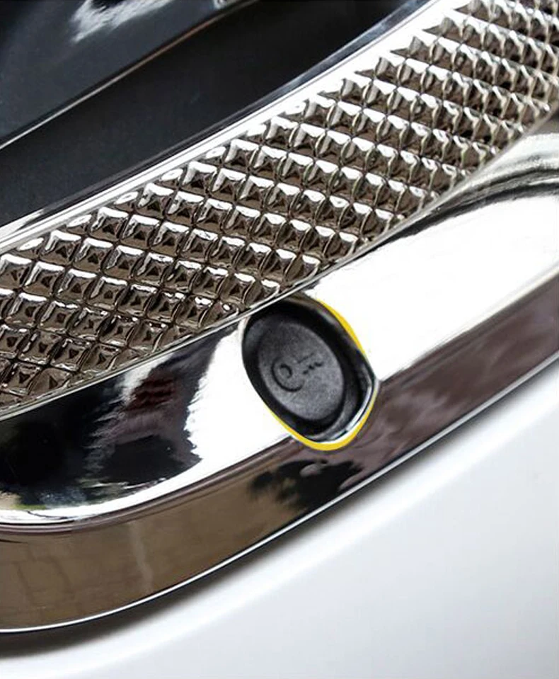 Защитная крышка для ручки двери автомобиля Extrior украшения аксессуары для Mercedes Smart 453 fortwo Автомобиль Стайлинг дверная наклейка