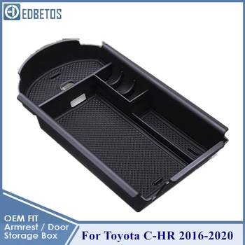 

Center Console Armrest Storage Box For TOYOTA C-HR 2016 2017 2018 2019 2020 Organizer Storage Glove Box Tray Container Holder