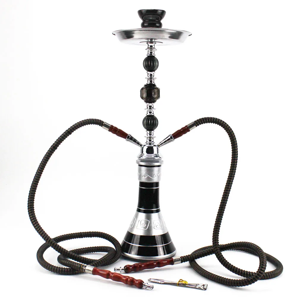 

DEJAYA Glass Hookah for Smoking Shisha Pipe Narguile Completo Cachimba Sisha Chicha Pipa 2 Hoses Nargile Accessories Club Party