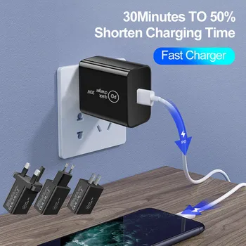 

20W PD Fast Charger USB-C Power Adapter Fast Charger For iPhone 11Pro Max For Samsung Mobile Phone Chargers Accessories