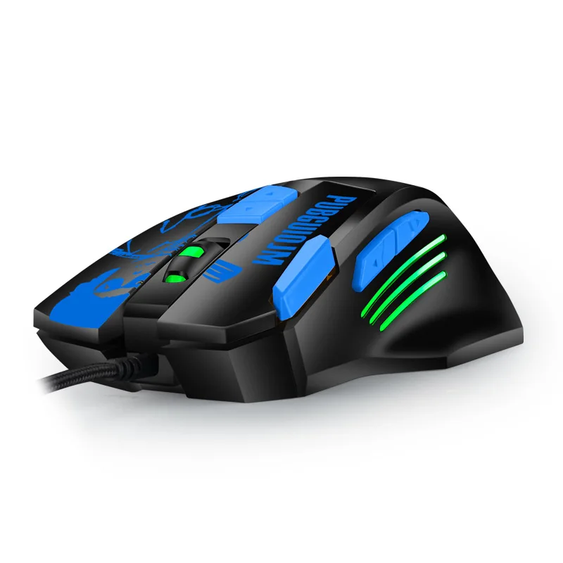 Проводная игровая мышь для игр Pubg, 7 кнопок, 6800 dpi, светодиодный USB компьютерная мышь, геймерские мыши X7, игровая мышь, Mause для ПК