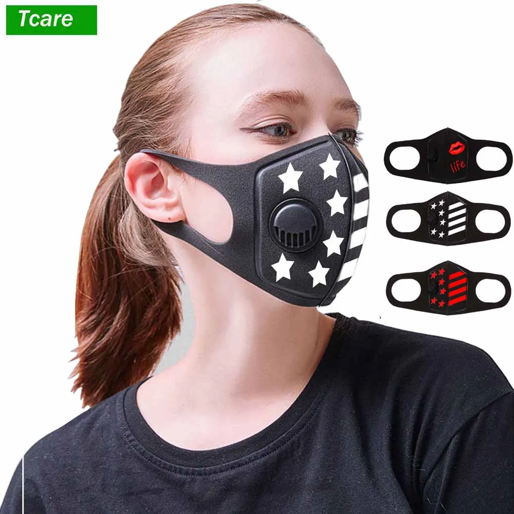 

1Pcs Face Mouth Mask Anti Dust Mask Anti Pollution Mask PM2.5 Can Be Washed Reusable Breathing Mouth Masks Cover for Men Women