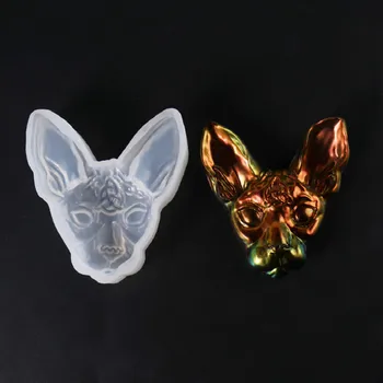 

1PC Devil Cat Silicone Jewelry Molds DIY Handmade Jewelry Tools UV Epoxy Resin Mold