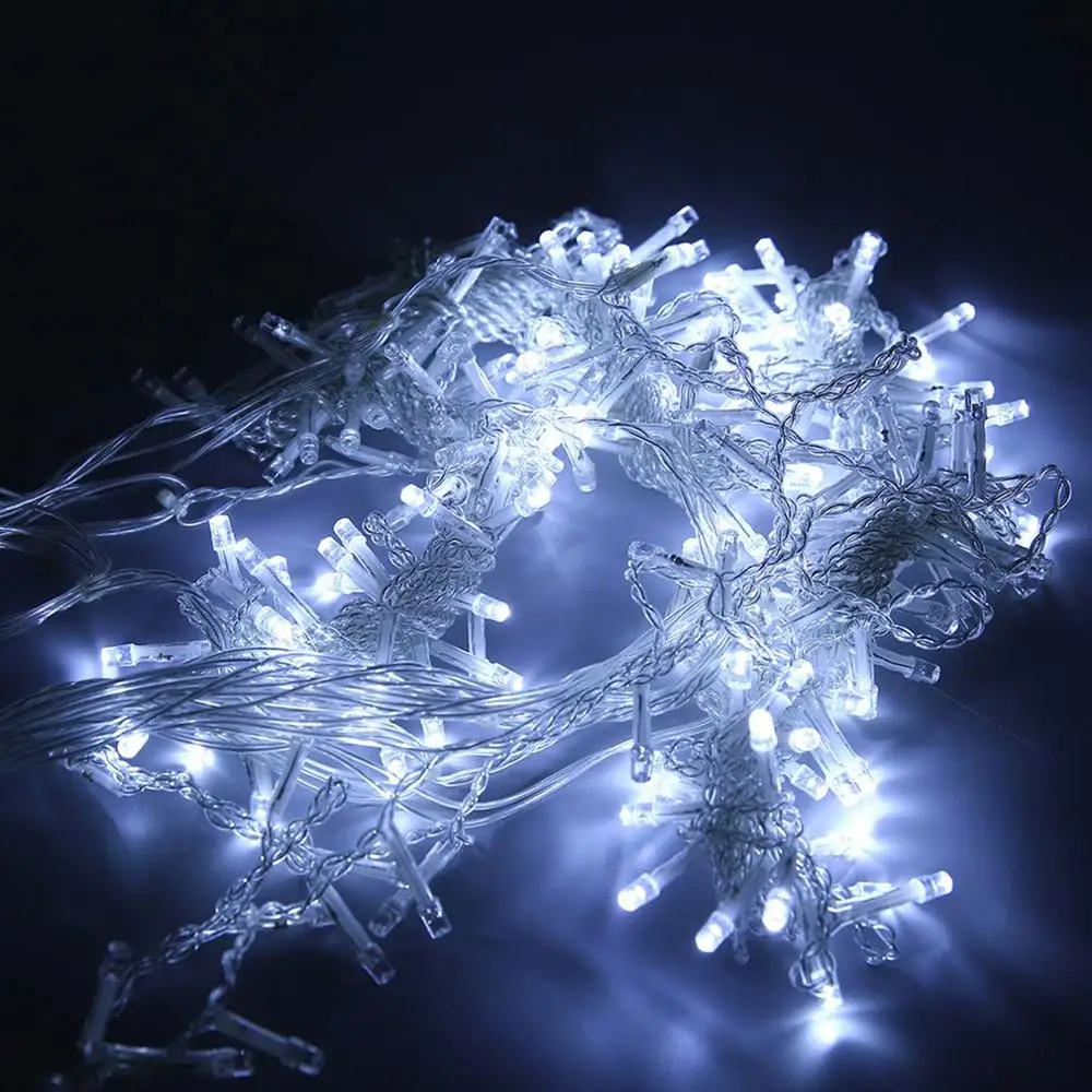 

6M X 3M 600LED 220V Christmas String Fairy Wedding Curtain Light 16 strings/set Five Light Colors for Choice