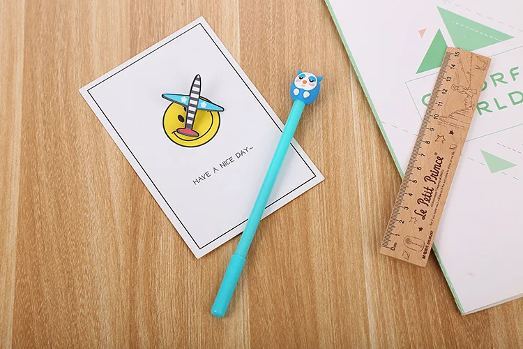 Горячее предложение! гелевая ручка для немой собаки Kawaii, креативные милые черные чернильные инструменты, канцелярские принадлежности для студентов