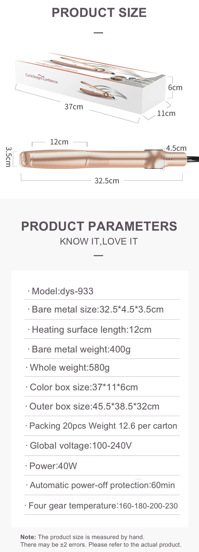 2 in 1 Spiral Hair Straightener Flat Irons Hair Curler Wand Professional Electric Straightening Iron Curling Irons Styling Tool 0