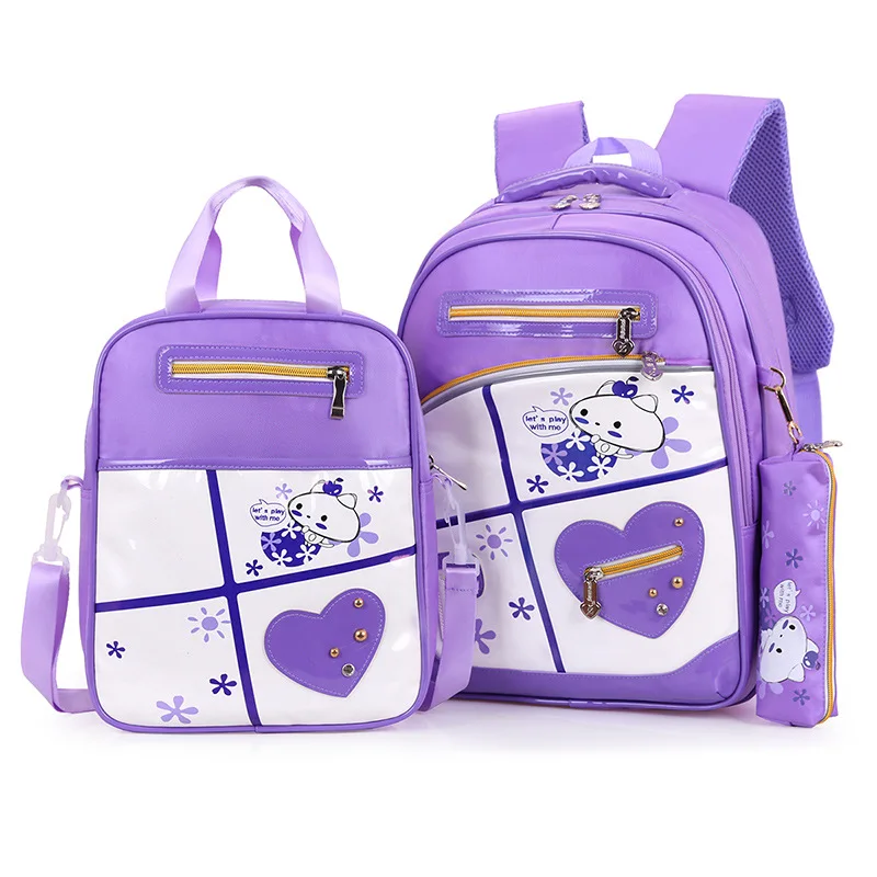 

Pu Waterproof Schoolbag Men And Women Young STUDENT'S 6 Grade 6-12 a Year of Age Compressive Shoulder Backpack