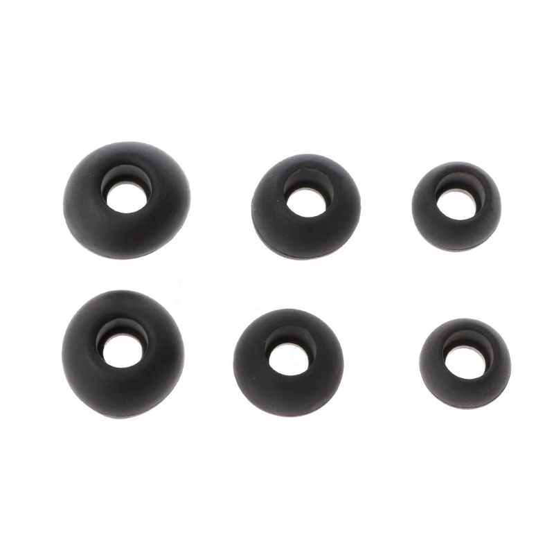 

12 Pairs(S/M/L) Soft Silicone Replacement Eartips Earbuds For Earphone Headphone