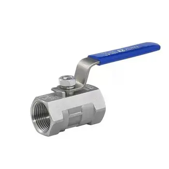 

1" Female Thread 2 Way 201 Stainless Steel DN25 one-piece Ball Valve Long Handle for Water Gas Oil Control