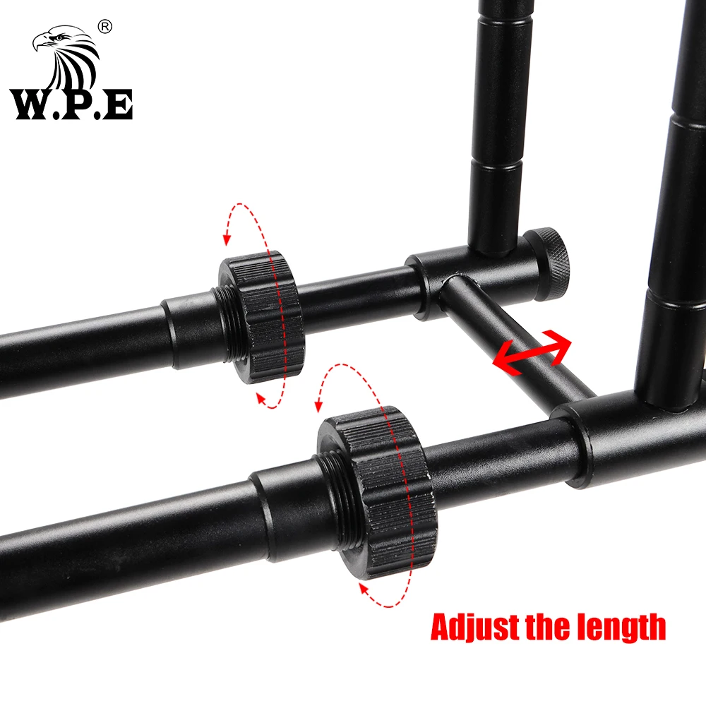 Fishing Rod Pod Carp Fishing Pole Adjustable Retractable Folding Rod Pod Stand Holder Accessories Bracket Tackle For W.P.E