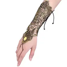 Длинные свадебные перчатки женские свадебные перчатки без пальцев Элегантные Перчатки с кольцом для невесты Свадебные аксессуары