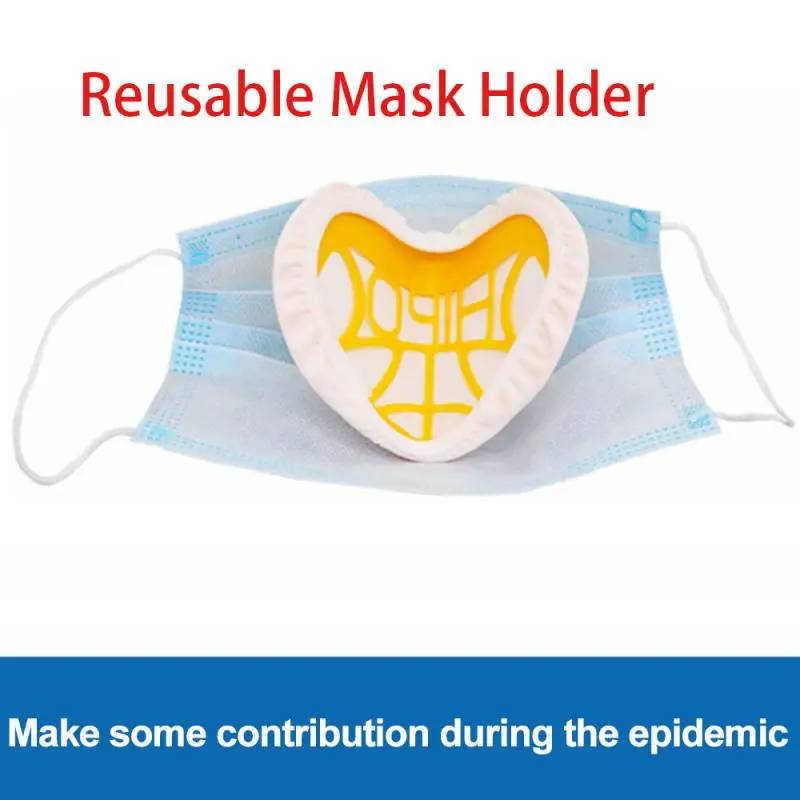 

PM2.5 Dust Mask Extender Protection Reusable Face Mask Bracket Three-dimensional Inner Pad For Kf94 Ffp3 Kn95 N95 All Masks
