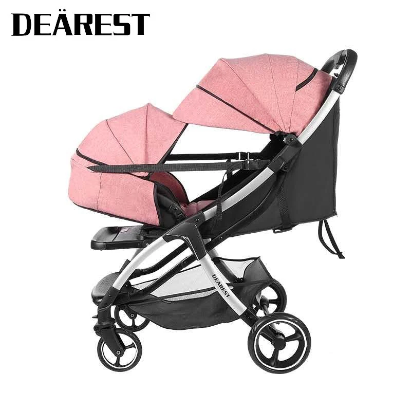 DEAREST baby stroller new big wheel 2 in 1stroller folding portable trolley umberlla mini lightw ei