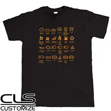 Забавные значки тире, Мужская забавная Футболка-автомобиль гараж механик подарок папа день отцов крутая Повседневная pride Футболка мужская унисекс Мода