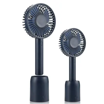 

USB charge Mini Fan Cooling Rechargable Personal Handheld Easy to Carry Rotate Design Small Hand Bar Desktop Fan For OutdoorHome