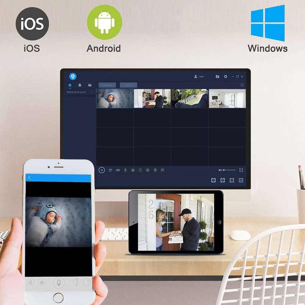 Мини ip-камера с разрешением 1080P и wi-fi, V380 Pro, защита безопасности, wi-fi камера видеонаблюдения, беспроводная сетевая радионяня