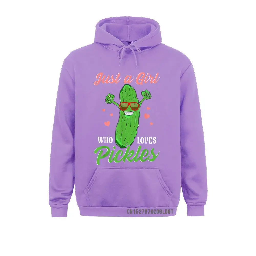 Just A Girl Who Loves Pickles Gift Pickle Food Costume Party T-Shirt__B13767 Funny Sweatshirts for Men Mother Day Hoodies Hoods Long Sleeve Family  Just A Girl Who Loves Pickles Gift Pickle Food Costume Party T-Shirt__B13767purple