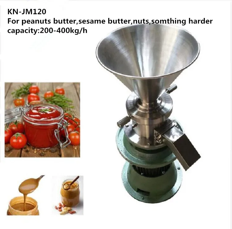 Hot selling peanut butter maker machine JM120 colloid mill paste processing equipment