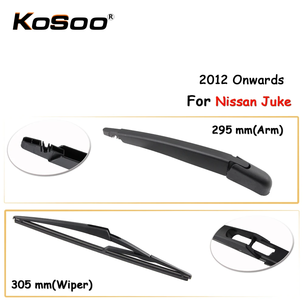 Kosoo Auto Rear Car Wiper Blade For Nissan Juke,305mm 2012 Onwards Rear