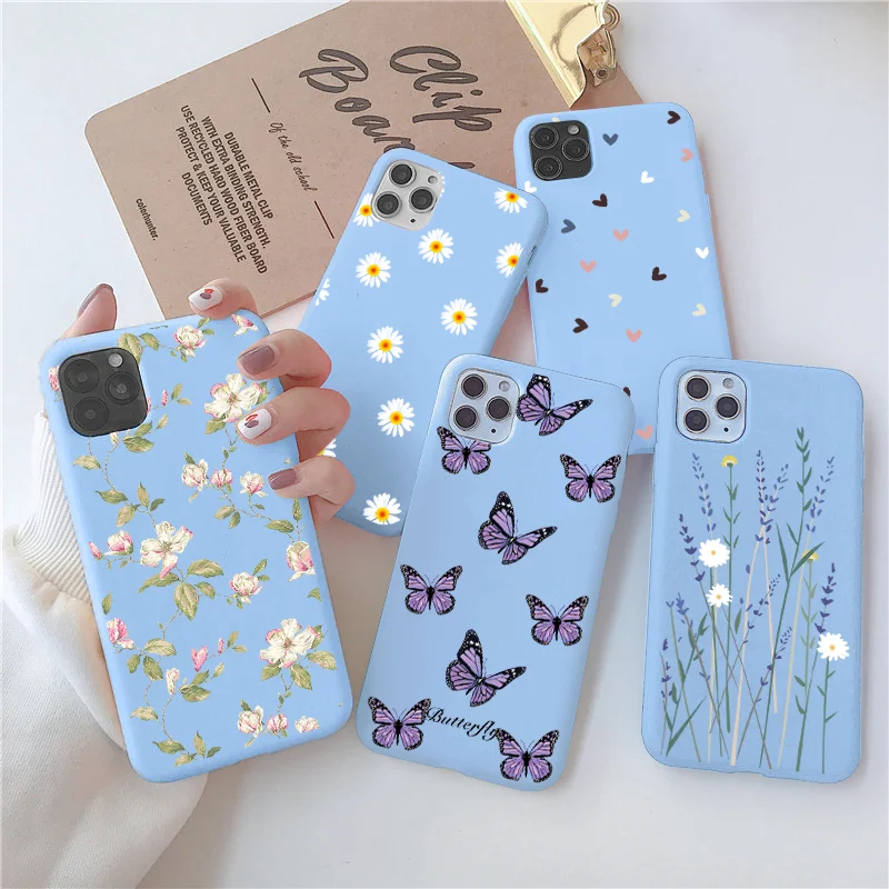 Flower Case For Samsung Galaxy S20 FE S21 Ultra S8 S9 S10 S10e Plus A10 A51 A52 A50 A31 A32 A40 A70 A71 A72 A22 A21s A12 Bag | Мобильные