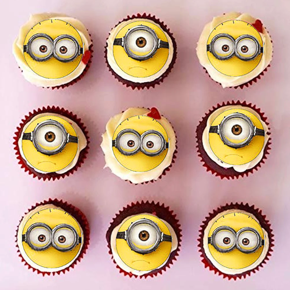 minions cupcake topper 1-1