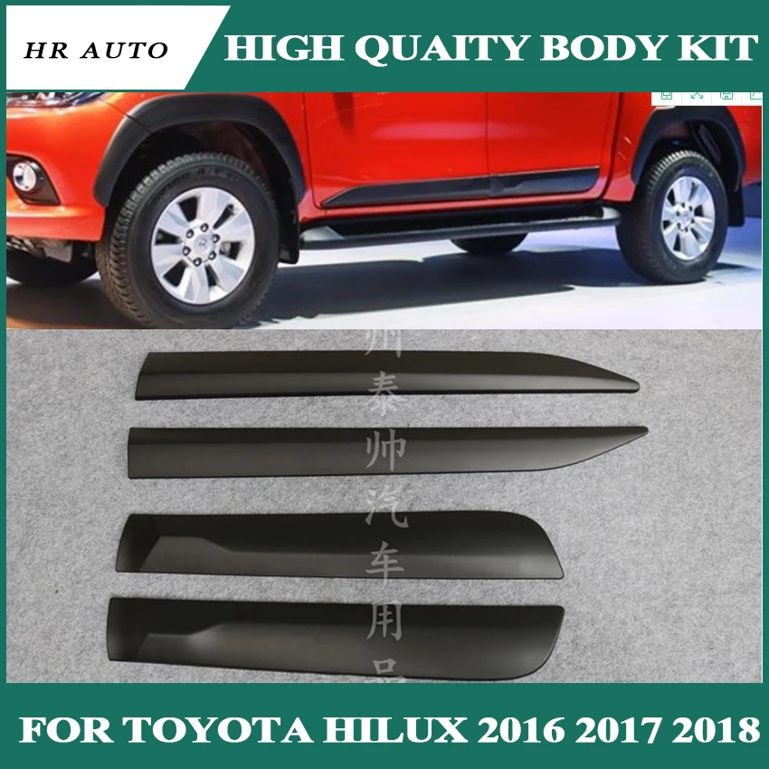 Накладки на корпуса для Toyota Hilux Revo Rocco 2016-2019 АБС-пластик черные | Автомобили и