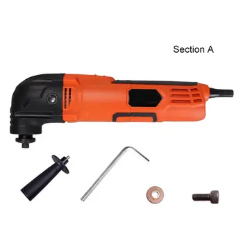 

260W Multi-Function Electric Cutter Trimmer Woodworking Oscillating Tools Electric Saw Renovator Tool Multimaster