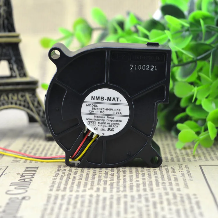 6025 DC12V 0.24A(BM6025-04W-B59) защита двигателя охлаждения