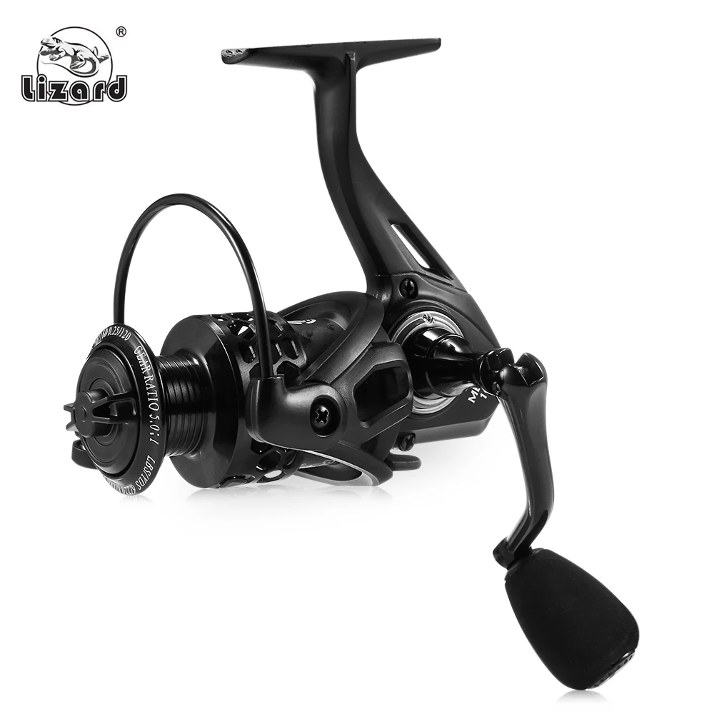 Lizard 1000 2000 3000 4000 5000 6000 Fishing Spinning Wheel Baitcasting Reel CNC Aluminum Arm EVA Handle Fishing Reels