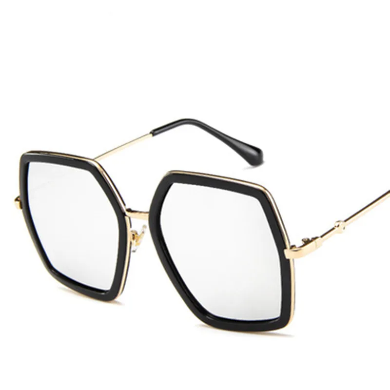 nouveau surdimensionné для тостов и lunettes de soleil femmes marque de luxe дизайнерские старинные очки de soleil режим grand кадры - Цвет линз: C4