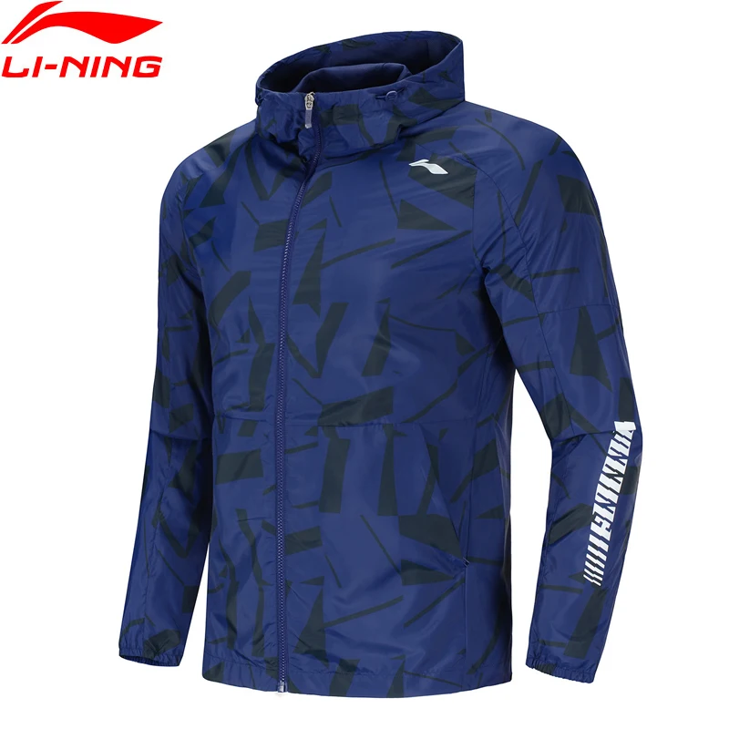 (Код поломки) мужская Спортивная ветровка Li-Ning для бега с защитой от ультралегкой