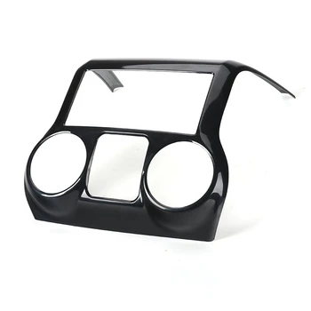 

Car Center Console Dashboard Control Panel Cover Trim for Jeep Wrangler JK & Unlimited 2011-2017 Inner Accessories,Black