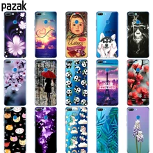 Силиконовый чехол для huawei honor 9 honor 9 lite, мягкий ТПУ чехол на заднюю панель телефона 360, полностью защитный прозрачный чехол с принтом